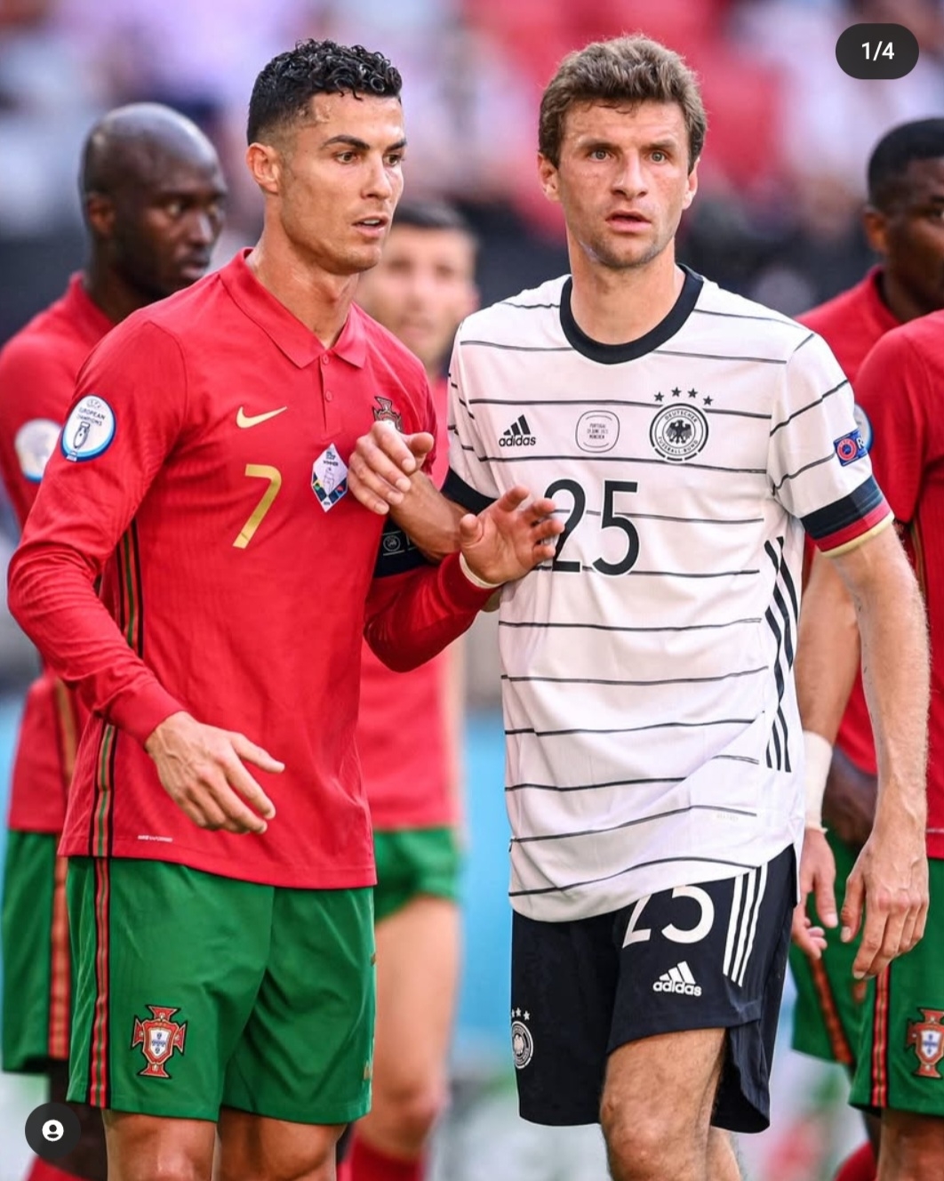 德国队完胜葡萄牙队，马龙惊艳四座